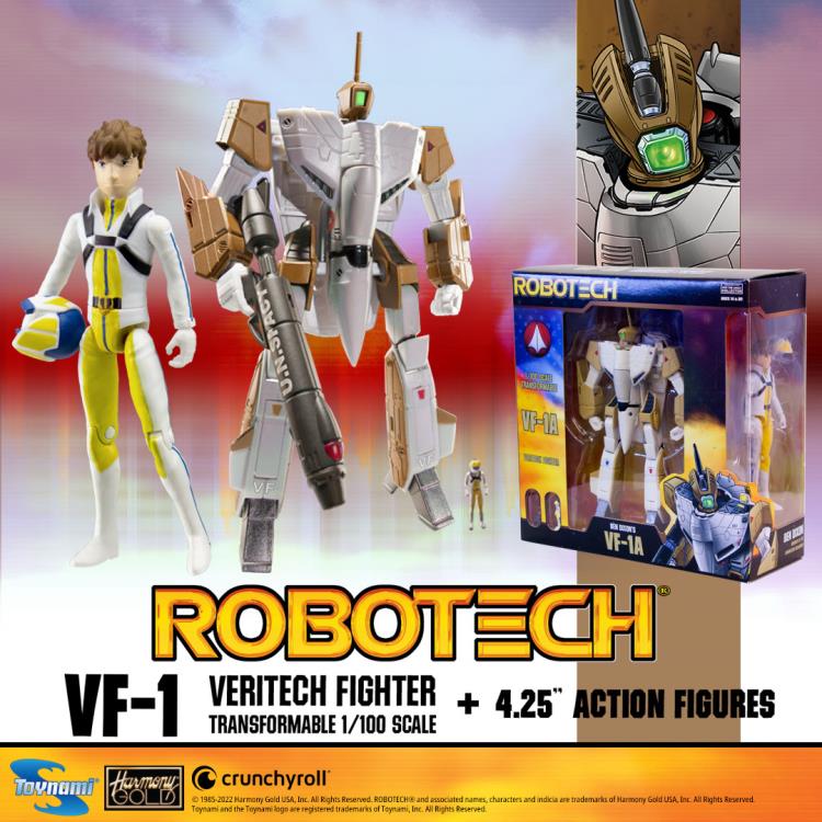 Robotech VF-1 Transformable Veritech Fighter and Pilot Figure Set of 5 Two-Packs Gallery Image 5