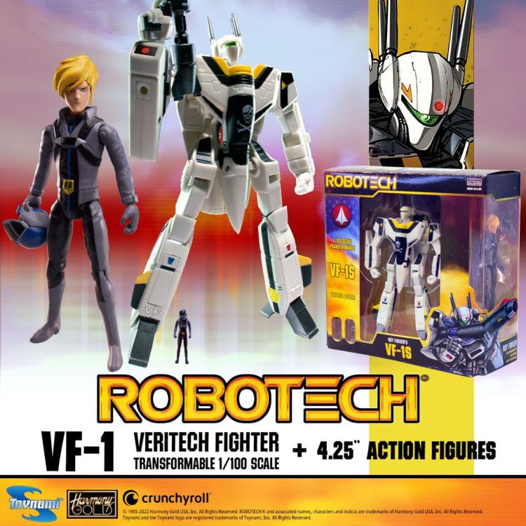Robotech VF-1S Transformable Veritech Fighter and Roy Fokker Two-Pack Gallery Image 3
