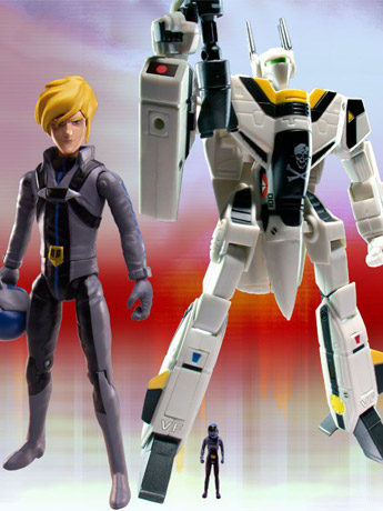 Robotech VF-1S Transformable Veritech Fighter and Roy Fokker Two-Pack Gallery Image 2