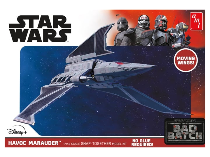 Star Wars: The Bad Batch Havoc Marauder 1/144 Scale Model Kit Gallery Image 1