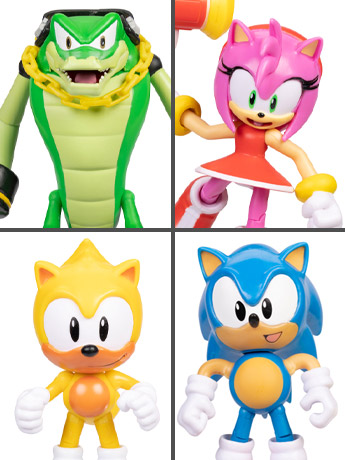 Sonic The Hedgehog 4" Wave 10 Set of 4 Figures Gallery Image 2