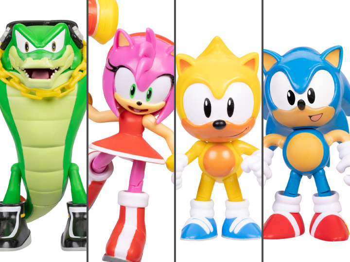 Sonic The Hedgehog 4" Wave 10 Set of 4 Figures Gallery Image 1