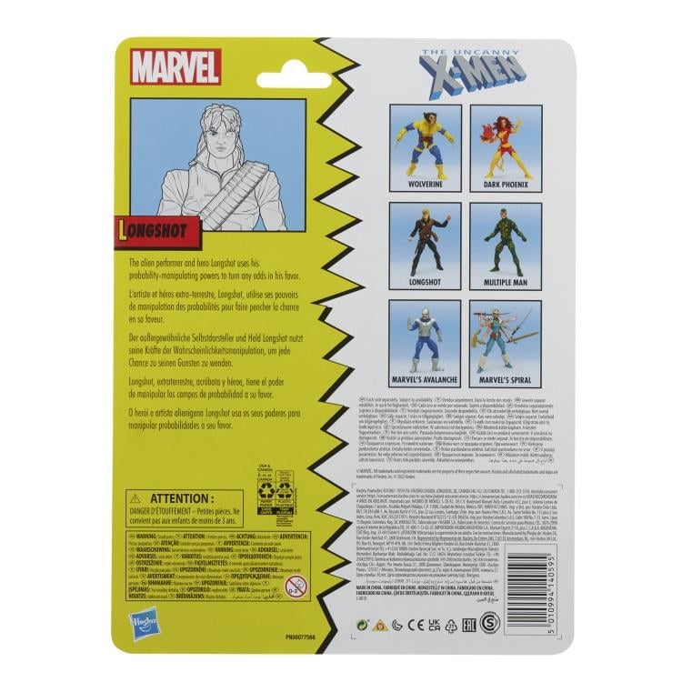 The Uncanny X-Men Marvel Legends Retro Collection Longshot Action Figure Gallery Image 9