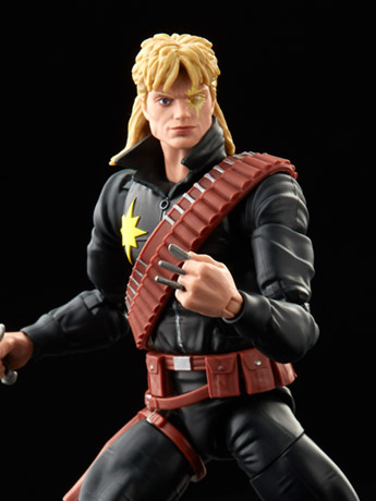 The Uncanny X-Men Marvel Legends Retro Collection Longshot Action Figure Gallery Image 2