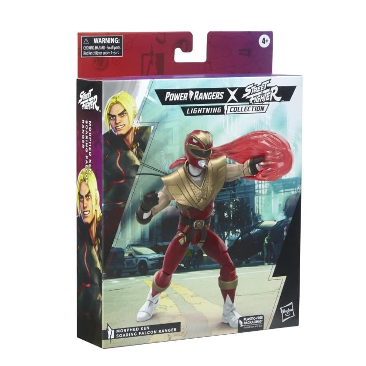 Power Rangers x Street Fighter Lightning Collection Morphed Ken Soaring Falcon Ranger Gallery Image 14