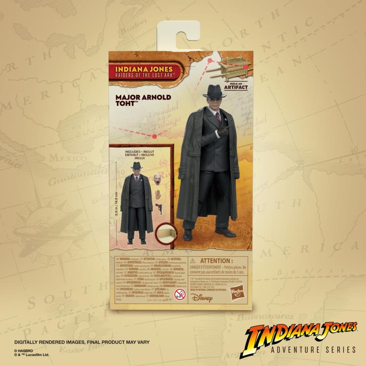 Indiana Jones Adventure Series Major Arnold Toht Figure (Ark of the Covenant BAA) Gallery Image 14