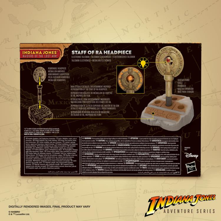 Indiana Jones Adventure Series Premium Artifacts Staff of Ra Talisman Electronic Replica Gallery Image 11