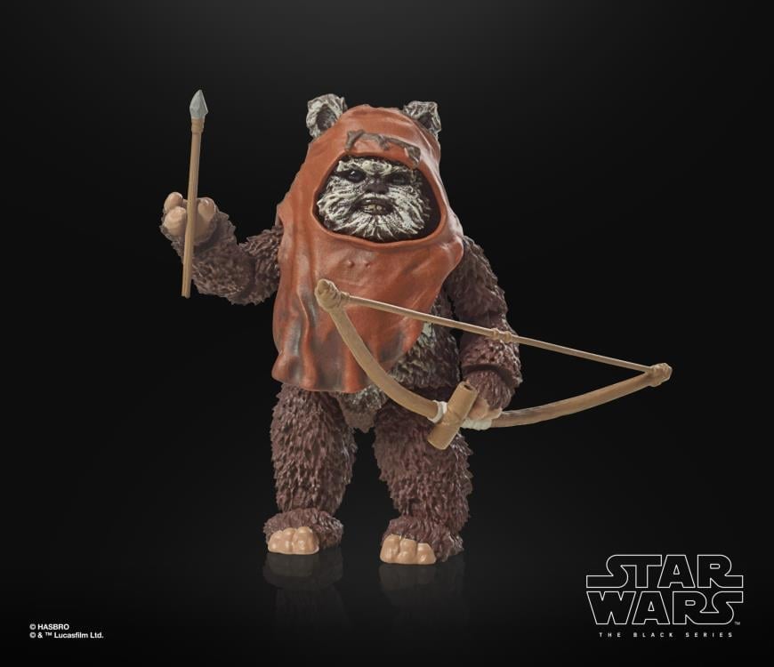Star Wars 40th Anniversary The Black Series 6" Wicket (Return of the Jedi) Gallery Image 9