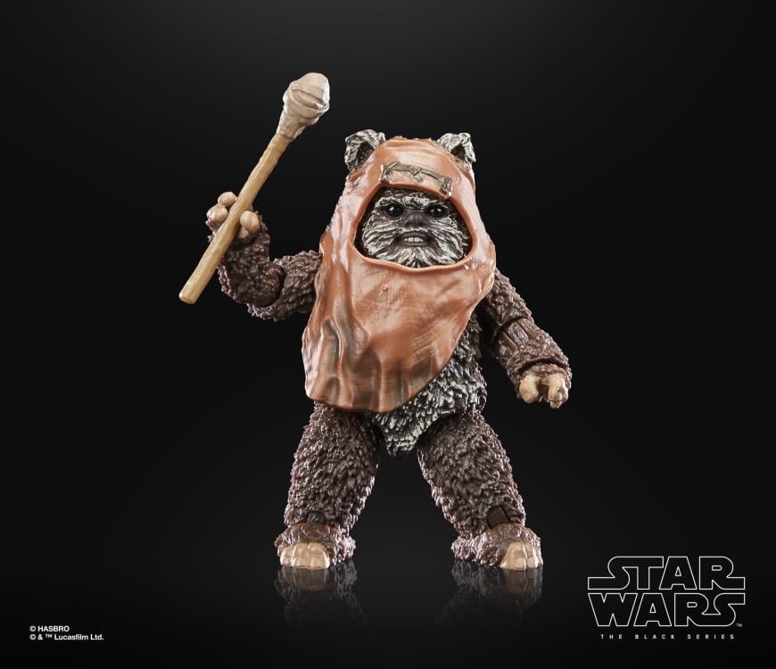 Star Wars 40th Anniversary The Black Series 6" Wicket (Return of the Jedi) Gallery Image 5