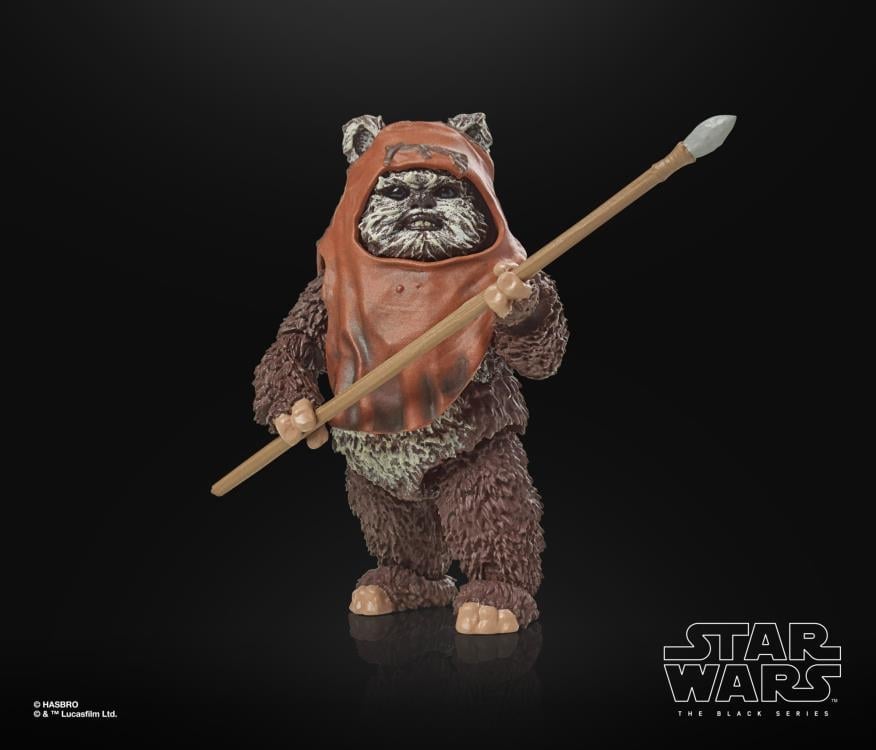 Star Wars 40th Anniversary The Black Series 6" Wicket (Return of the Jedi) Gallery Image 6