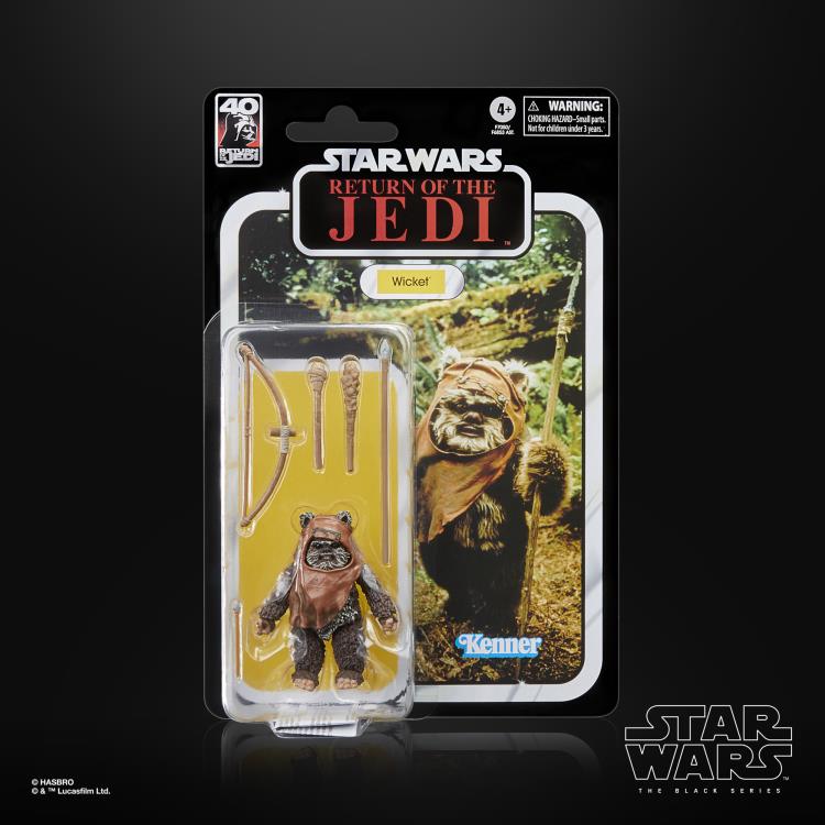 Star Wars 40th Anniversary The Black Series 6" Wicket (Return of the Jedi) Gallery Image 17