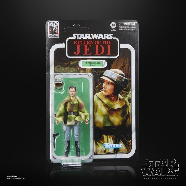 Star Wars 40th Anniversary The Black Series 6" Princess Leia (Endor) (Return of the Jedi) Gallery Image 9