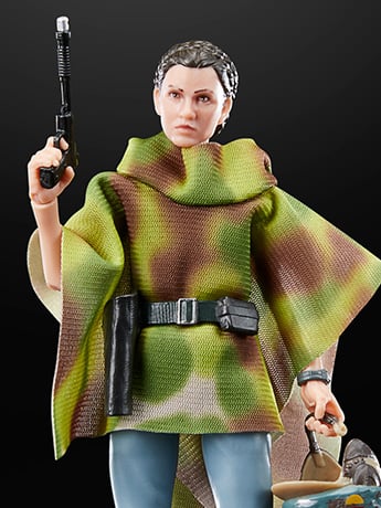Star Wars 40th Anniversary The Black Series 6" Princess Leia (Endor) (Return of the Jedi) Gallery Image 2