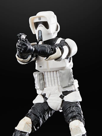 Star Wars 40th Anniversary The Black Series 6" Biker Scout (Return of the Jedi) Gallery Image 2