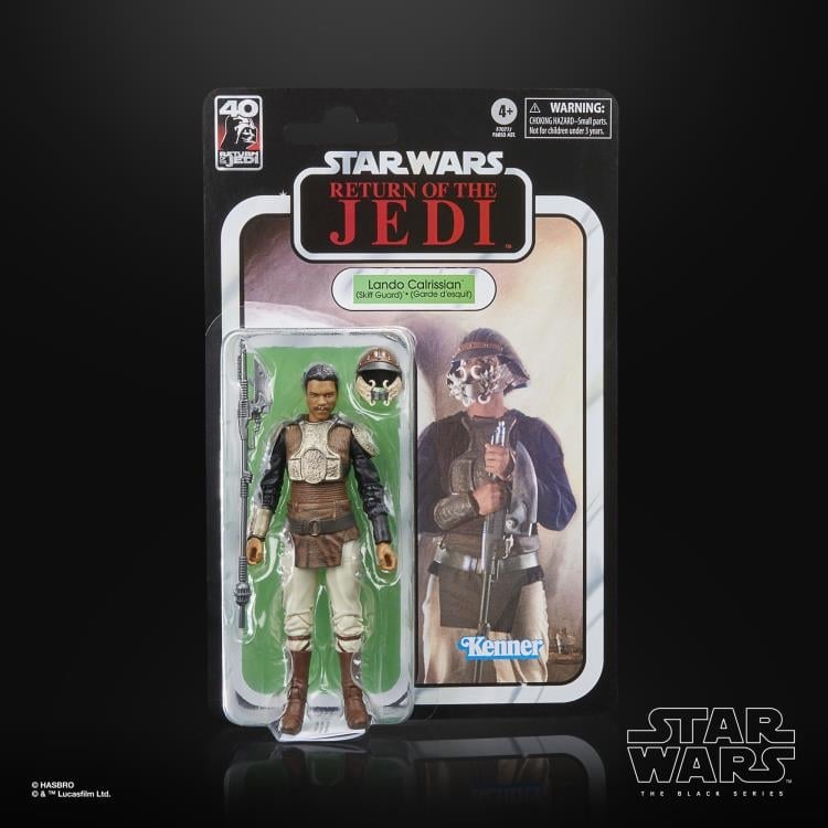 Star Wars 40th Anniversary The Black Series 6" Lando Calrissian (Skiff Guard) (Return of the Jedi) Gallery Image 10
