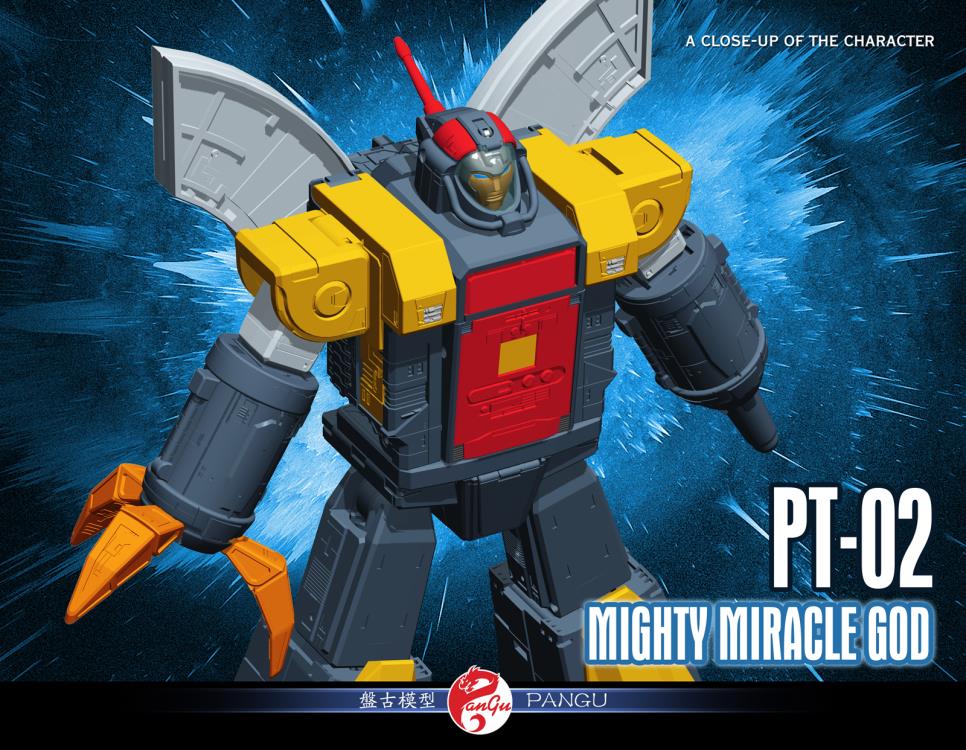 PT-02 Mighty Miracle God Figure (With Bonus Upgrade Kit)