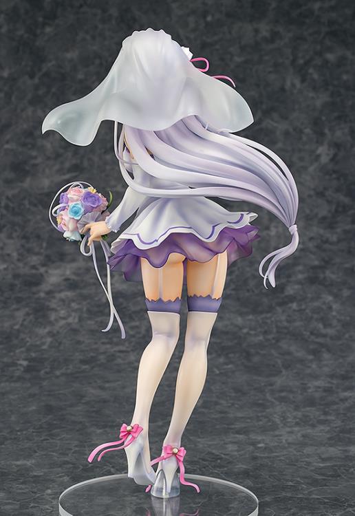 Re:Zero Starting Life in Another World Emilia (Wedding Ver.) 1/7 Scale Figure (Reissue) Gallery Image 6