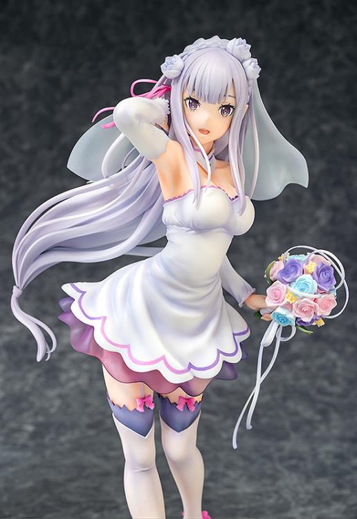 Re:Zero Starting Life in Another World Emilia (Wedding Ver.) 1/7 Scale Figure (Reissue) Gallery Image 9