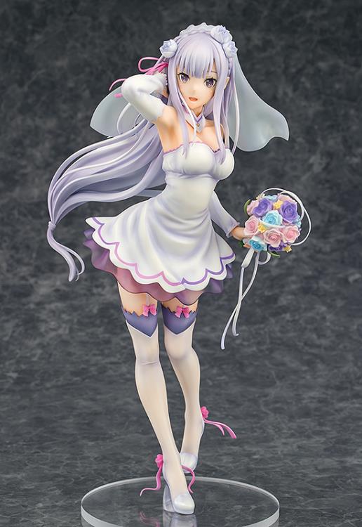 Re:Zero Starting Life in Another World Emilia (Wedding Ver.) 1/7 Scale Figure (Reissue) Gallery Image 3