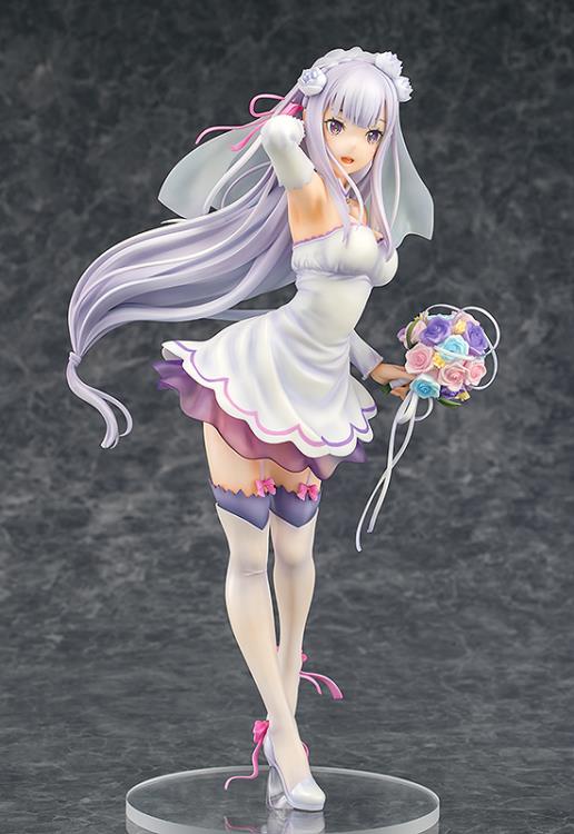 Re:Zero Starting Life in Another World Emilia (Wedding Ver.) 1/7 Scale  Figure (Reissue)