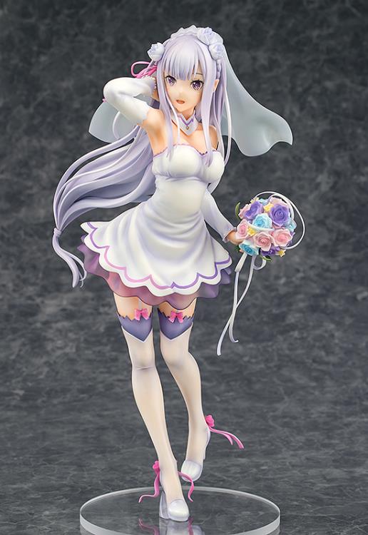 Re:Zero Starting Life in Another World Emilia (Wedding Ver.) 1/7 Scale Figure (Reissue) Gallery Image 4