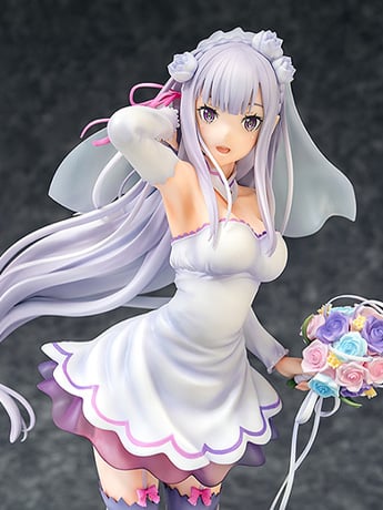 Re:Zero Starting Life in Another World Emilia (Wedding Ver.) 1/7 Scale  Figure (Reissue)