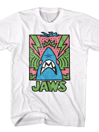 Jaws Abstract Doodle T-Shirt Gallery Image 2