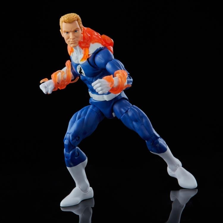 Fantastic Four Marvel Legends Retro Collection Human Torch Exclusive Action Figure Gallery Image 3