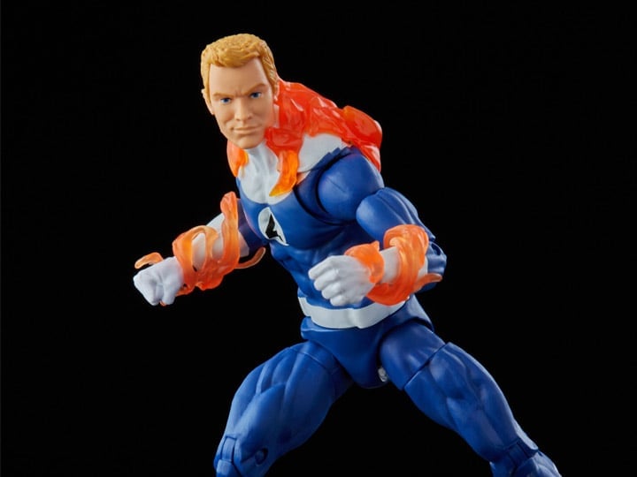 Fantastic Four Marvel Legends Retro Collection Human Torch Exclusive Action Figure Gallery Image 1