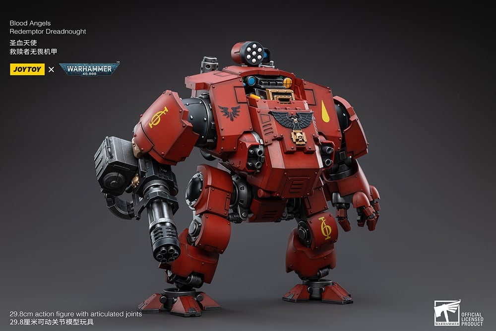 Warhammer 40K Blood Angels Redemptor Dreadnought 1/18 Scale Action Figure Gallery Image 3