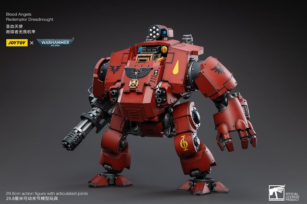 Warhammer 40K Blood Angels Redemptor Dreadnought 1/18 Scale Action Figure Gallery Image 4