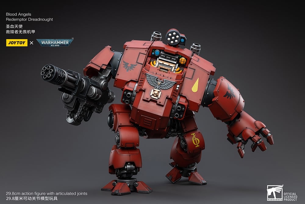 Warhammer 40K Blood Angels Redemptor Dreadnought 1/18 Scale Action Figure Gallery Image 9