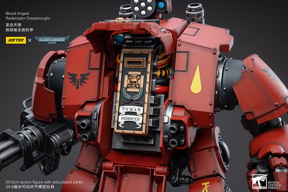 Warhammer 40K Blood Angels Redemptor Dreadnought 1/18 Scale Action