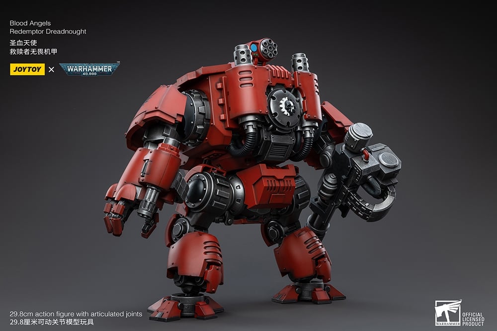 Warhammer 40K Blood Angels Redemptor Dreadnought 1/18 Scale Action Figure Gallery Image 5