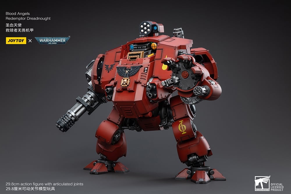 Warhammer 40K Blood Angels Redemptor Dreadnought 1/18 Scale Action Figure Gallery Image 10