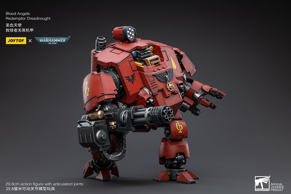 Warhammer 40K Blood Angels Redemptor Dreadnought 1/18 Scale Action Figure Gallery Image 7