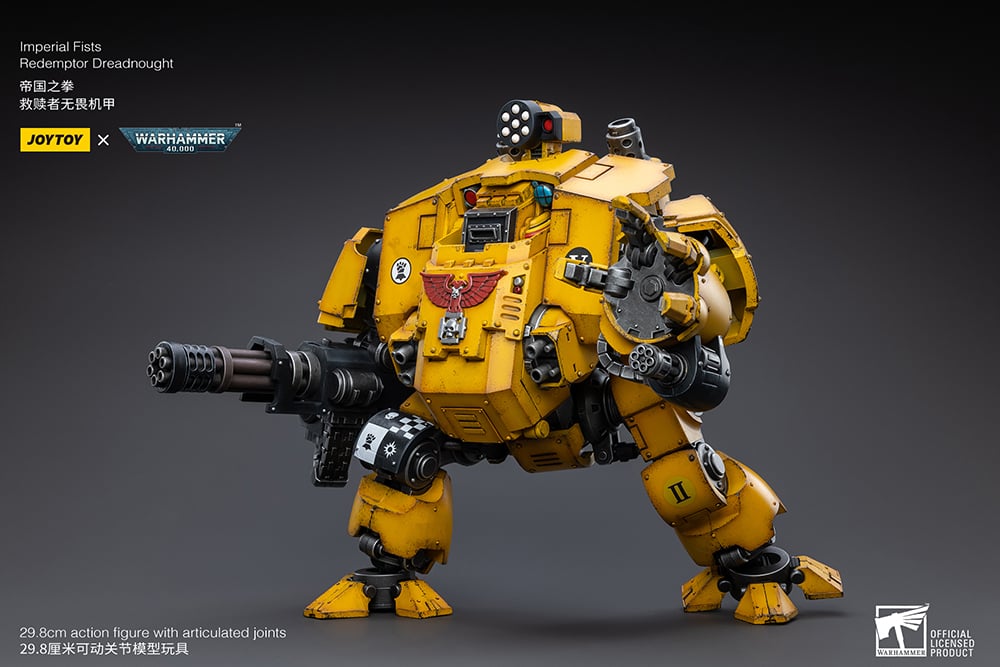 Warhammer 40K Imperial Fists Redemptor Dreadnought 1/18 Scale Figure Gallery Image 8