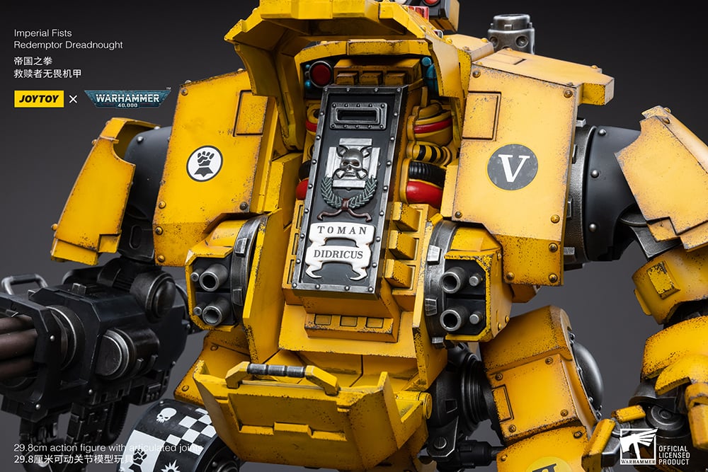 Warhammer 40K Imperial Fists Redemptor Dreadnought 1/18 Scale Figure Gallery Image 13