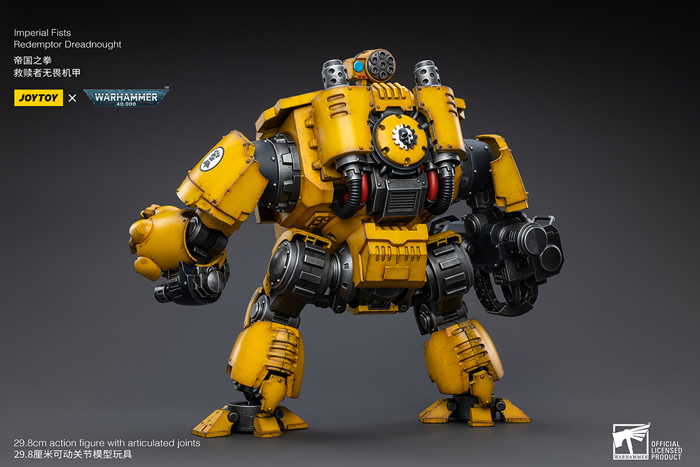 Warhammer 40K Imperial Fists Redemptor Dreadnought 1/18 Scale Figure Gallery Image 7