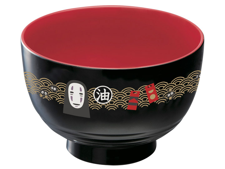 Spirited Away No-Face Traditional Japanese Lacquer Ware Small Bowl Gallery Image 1