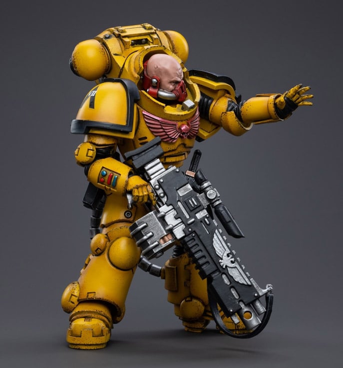 Warhammer 40K Imperial Fists Heavy Intercessor Rogfried Pertanal  1/18 Scale Figure Gallery Image 6