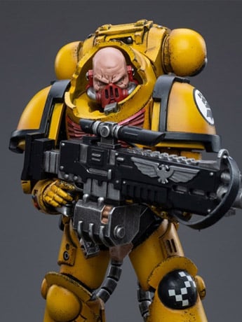 Warhammer 40K Imperial Fists Heavy Intercessor Rogfried Pertanal  1/18 Scale Figure Gallery Image 2