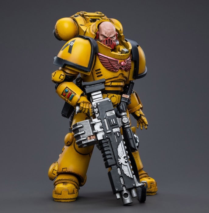 Warhammer 40K Imperial Fists Heavy Intercessor Rogfried Pertanal  1/18 Scale Figure Gallery Image 4