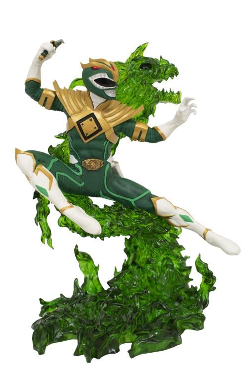 Mighty Morphin Power Rangers Gallery Green Ranger Figure Diorama Gallery Image 5
