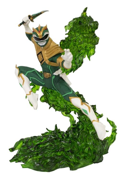 Mighty Morphin Power Rangers Gallery Green Ranger Figure Diorama Gallery Image 4