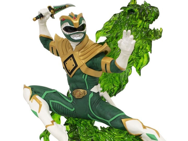 Mighty Morphin Power Rangers Gallery Green Ranger Figure Diorama Gallery Image 1