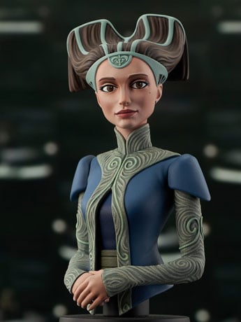 Star Wars: The Clone Wars Padme Amidala 1/7 Scale Limited Edition Bust Gallery Image 2