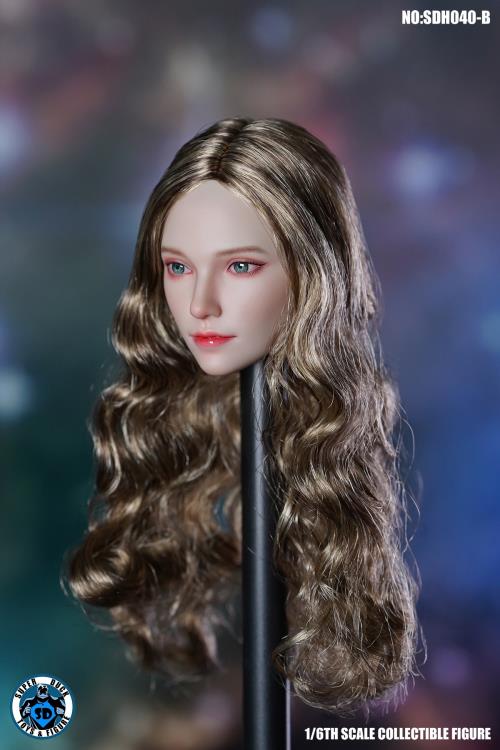 Female Head Sculpt 1/6 Scale Accessory (SDH040B) Gallery Image 5
