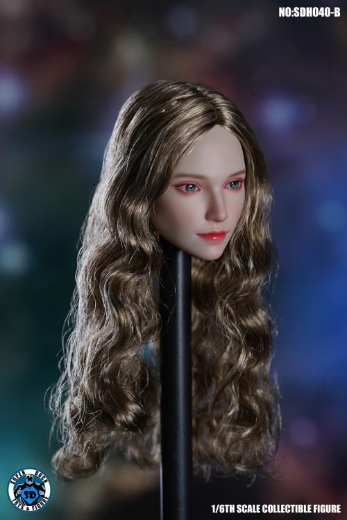 Female Head Sculpt 1/6 Scale Accessory (SDH040B) Gallery Image 4
