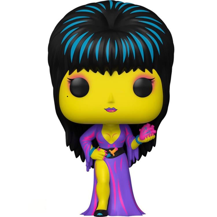 Pop! Icons: Elvira (40th Anniversary) - Elvira (Blacklight) Exclusive Gallery Image 3